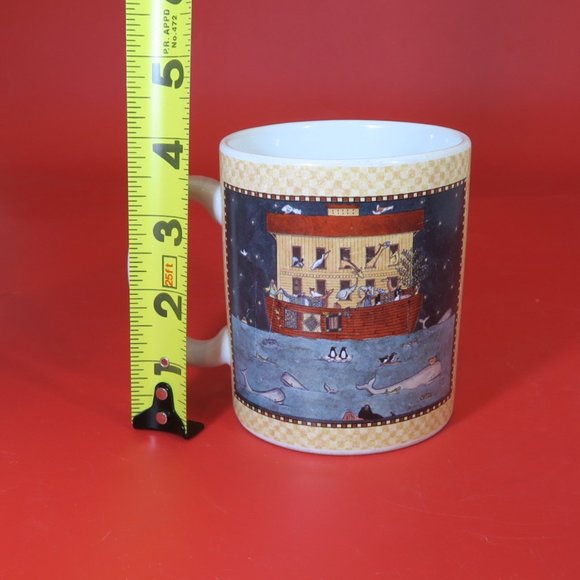 Lang and Wise 1999 Noah's Comforting Quilts Coffee Collector's Mug - Picture 8 of 9
